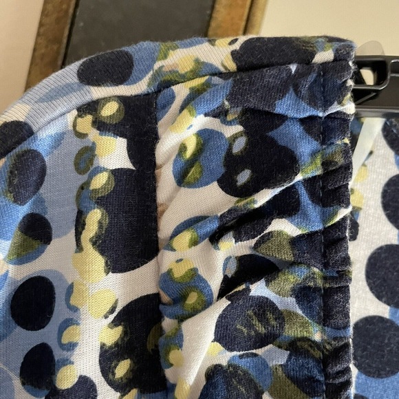 Liz & Company Women's 3/4 Sleeve 3 Button Geometric Collar Blouse Size XL Blue - Picture 4 of 7